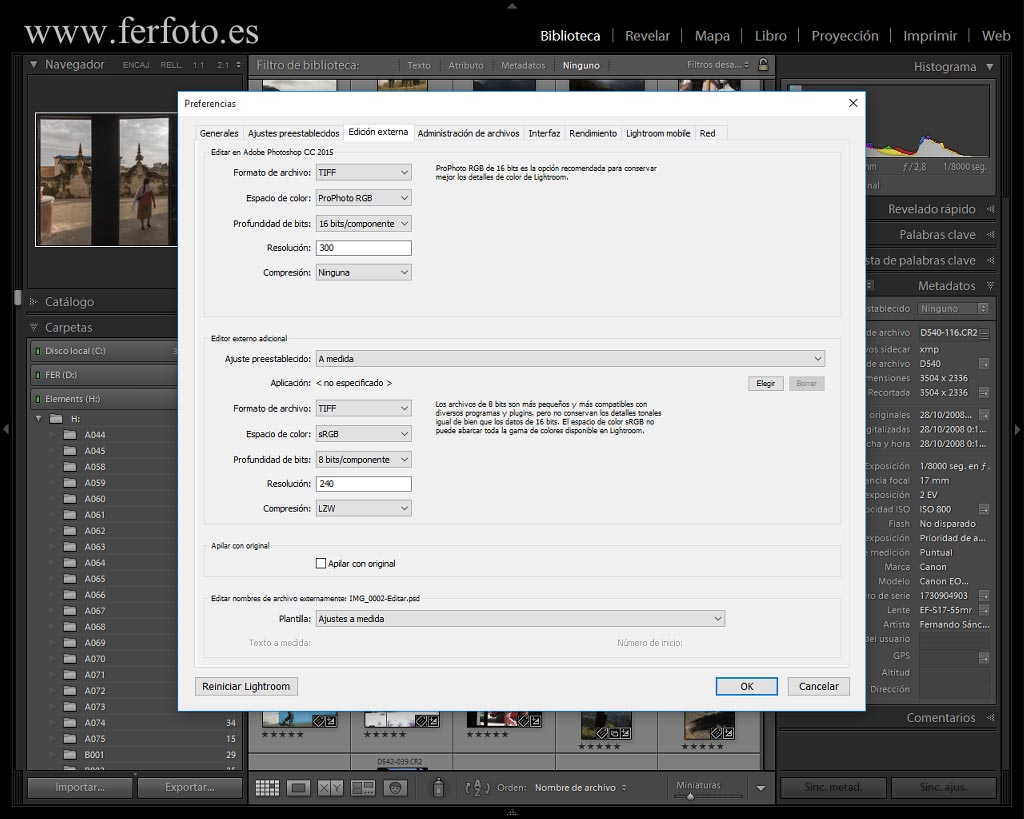 Photoshop y Lightroom