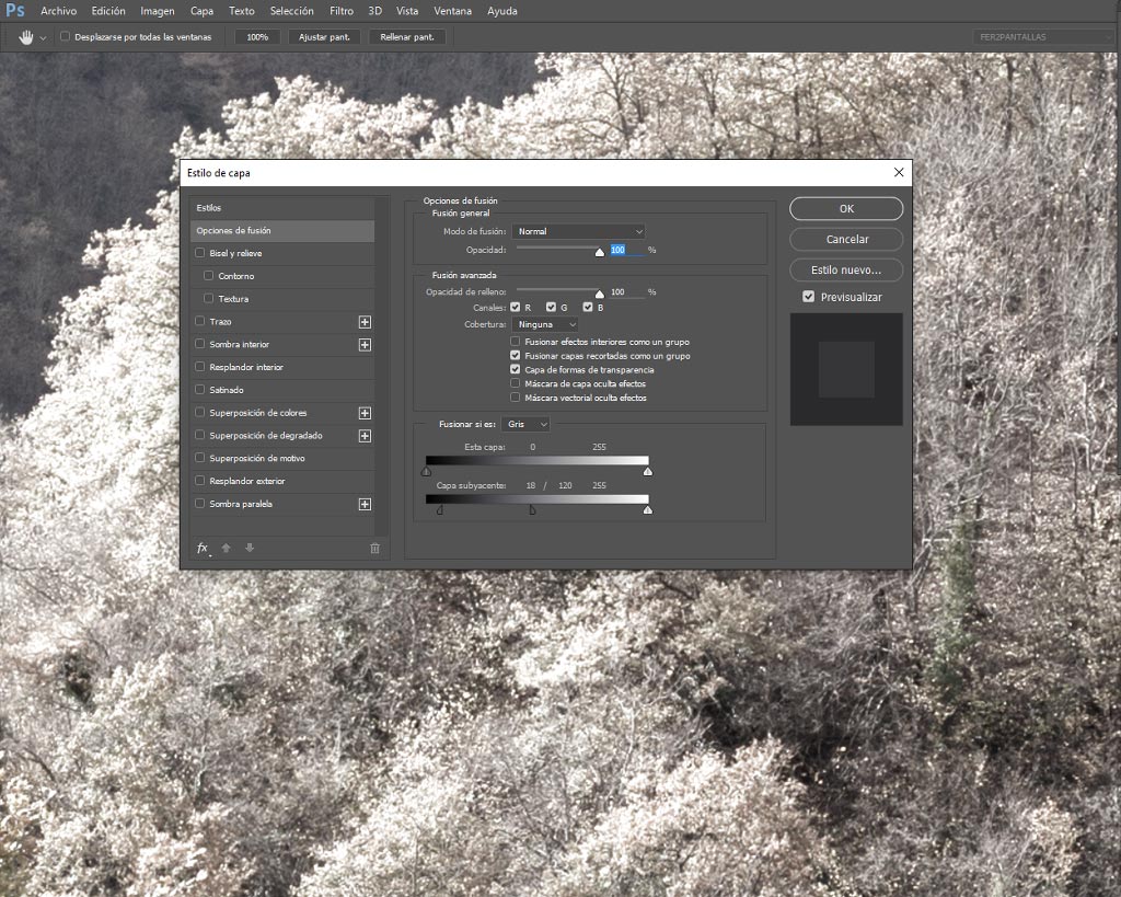 Crear un paisaje nevado con Adobe Photoshop