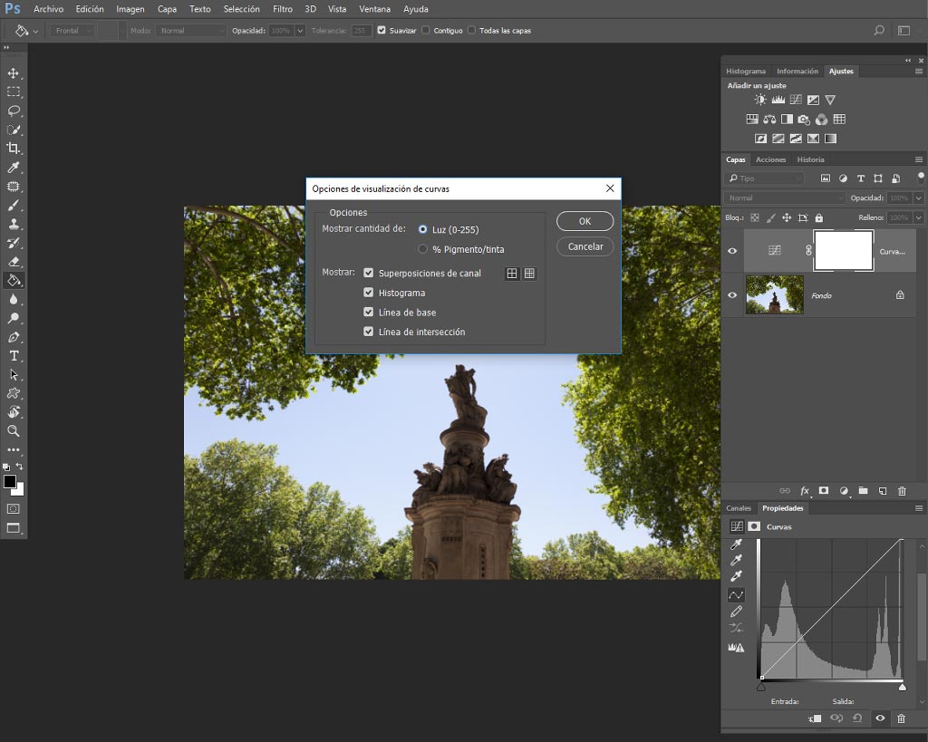 Curvas de Adobe Photoshop