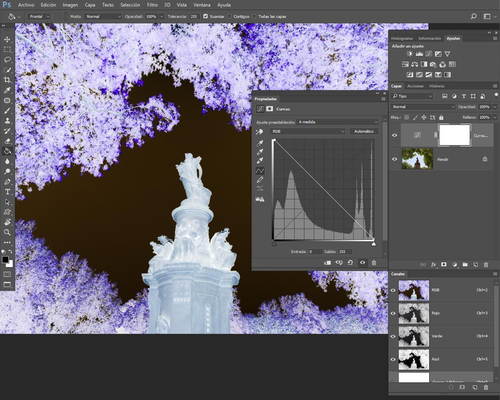 Curvas de Adobe Photoshop