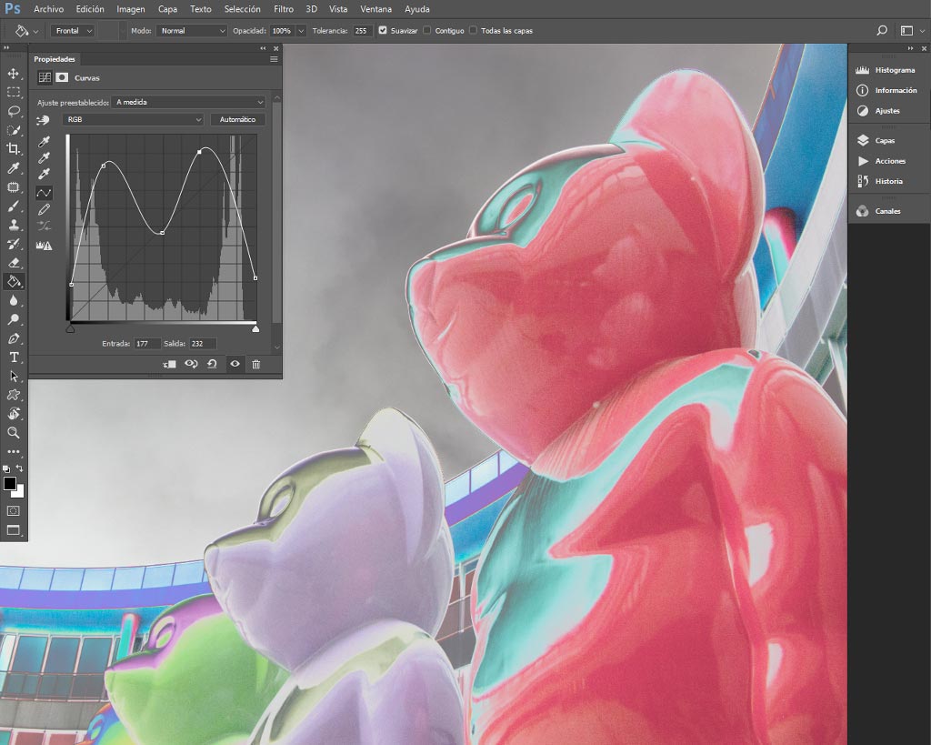 Curvas de Adobe Photoshop