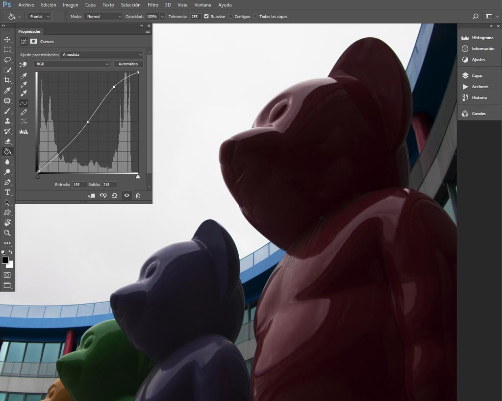 Curvas de Adobe Photoshop