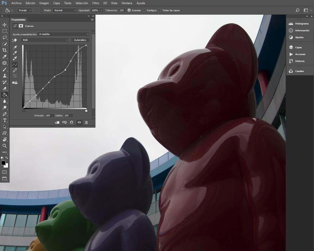 Curvas de Adobe Photoshop