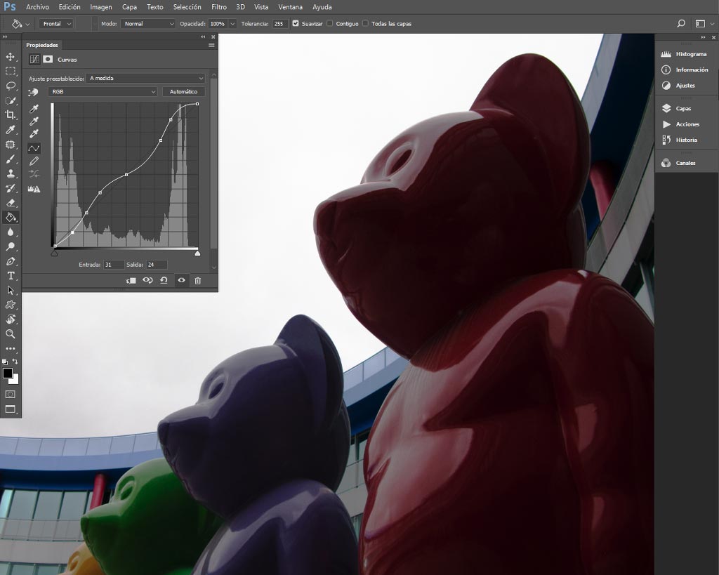 Curvas de Adobe Photoshop